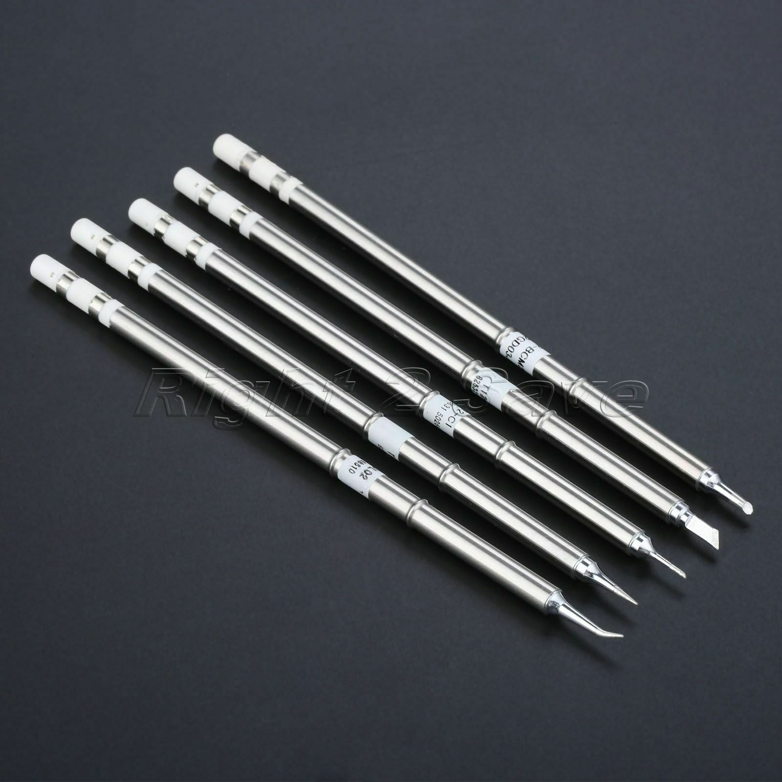 5pcs T12 Soldering Iron Tips Set T12-C1 ILS KU JI02 BCM2 For Welding Component