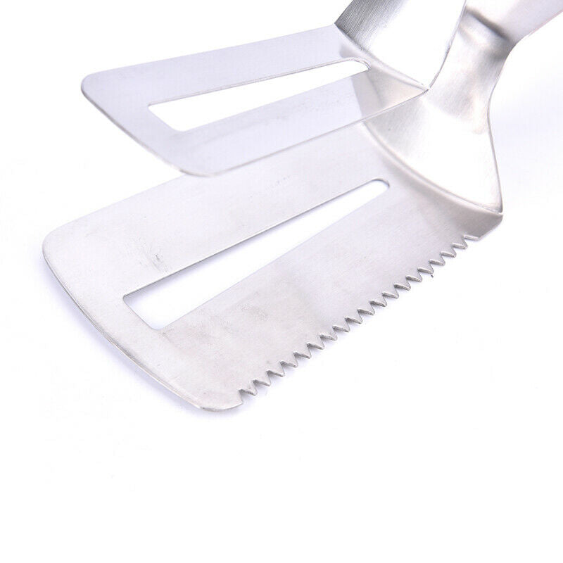 New Steak Clip Pancake Barbecue Spatula Clip Food Clip Serrated Kitchen Clip DF