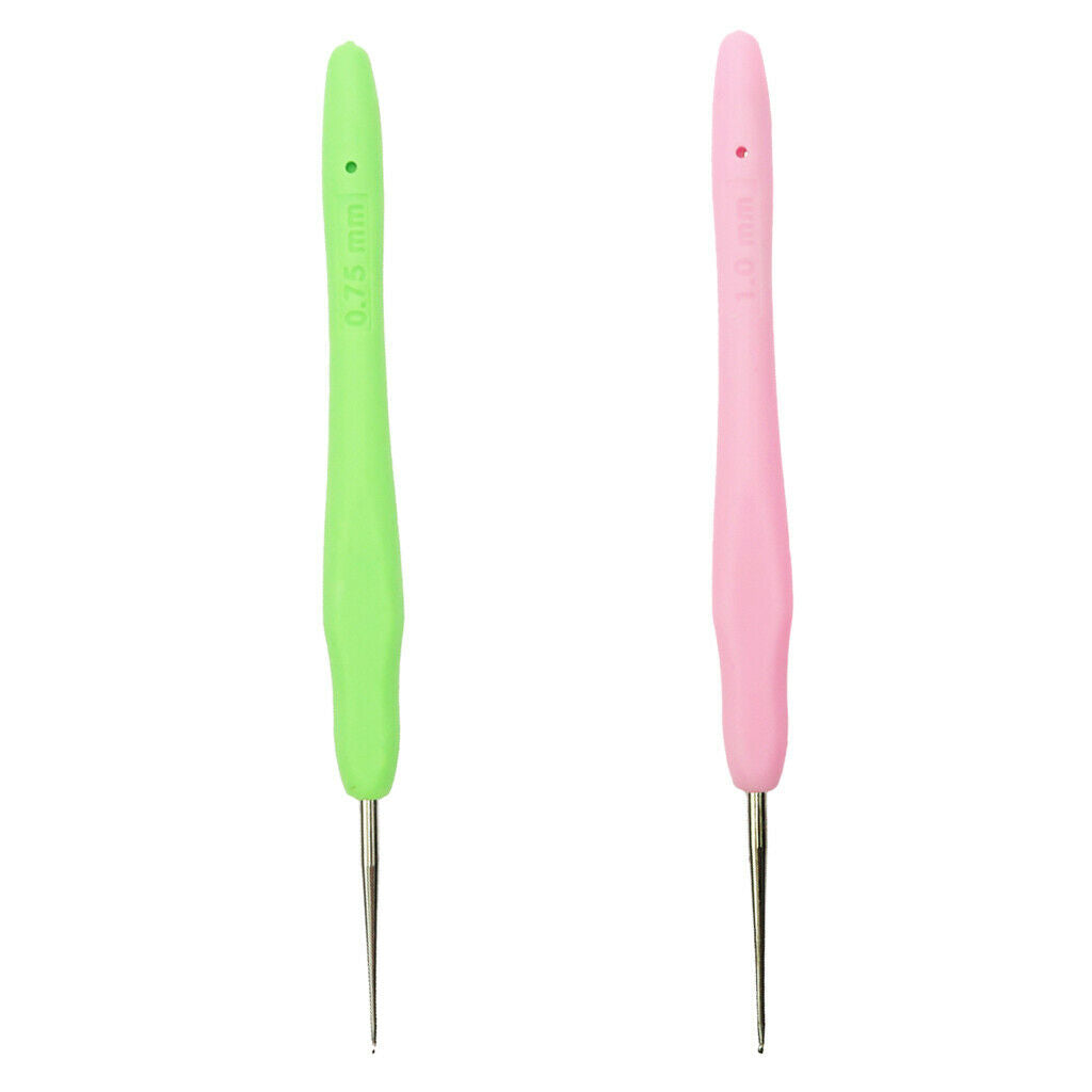 2Pcs Crochet Hooks Knitting For Hand Weaving Knitting Craft DIY Craft Tool