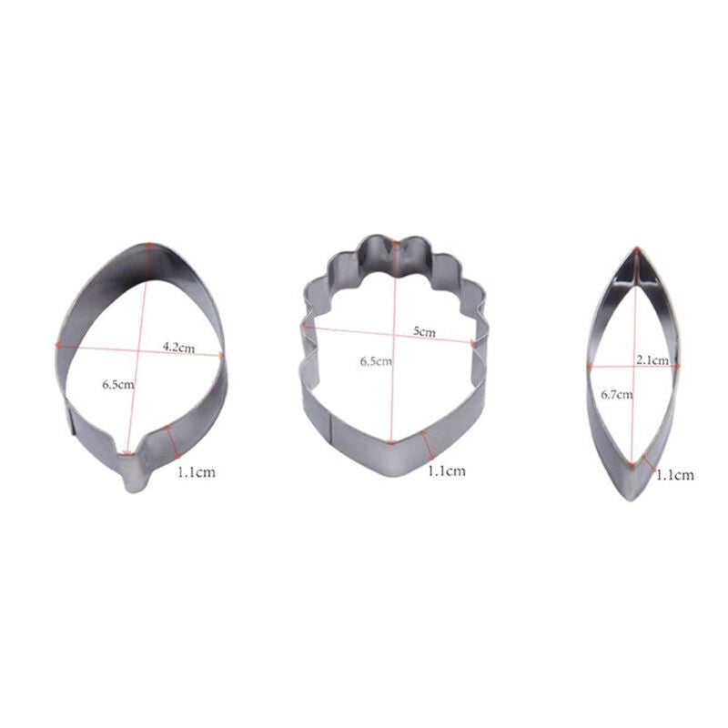 Cake Cookie Cutter Stainless Steel FOUR-C Orchids Flower Cattleya Sugar RolledWB