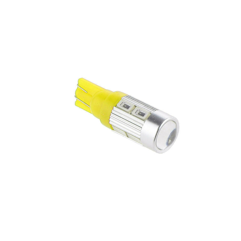 T10 5630 10SMD LED Chip RV Dome Map Interior Light bulbs 12V Super Yellow