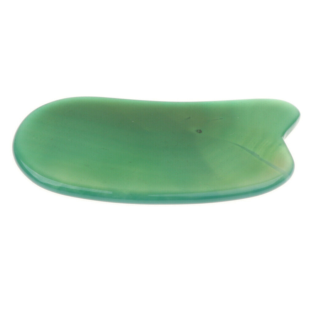 Natural Agate Jade GuaSha Board Scraping Massage Tool for SPA Acupuncture 04