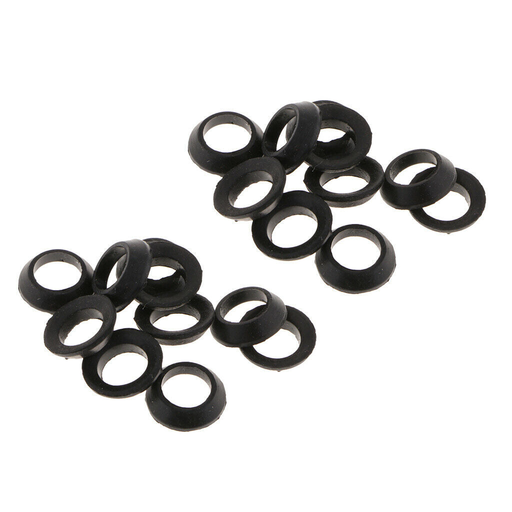20pcs Rubber Spacer Trim Ring Winding Check Fishing Rod Building Accessories