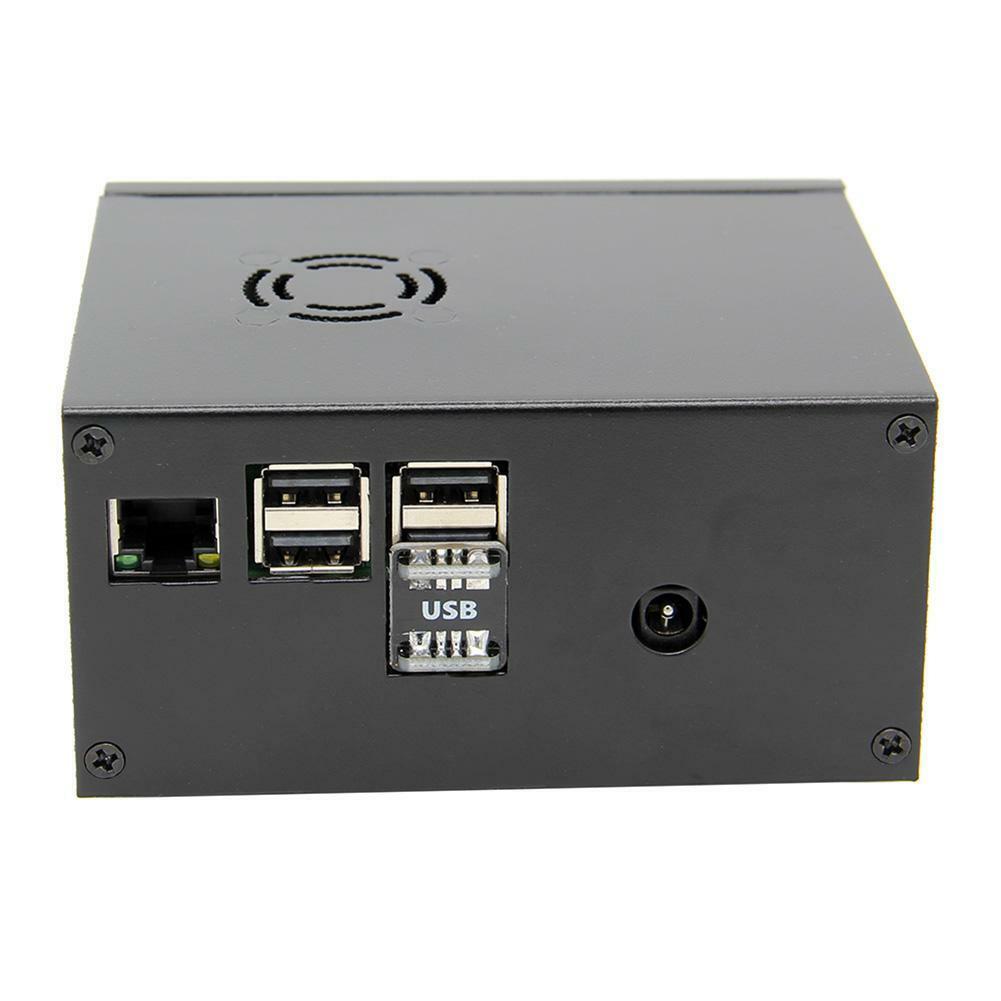 Raspberry Pi X820 V3.0 SATA Expansion Board Metal Case+Power Control Switch+Fan