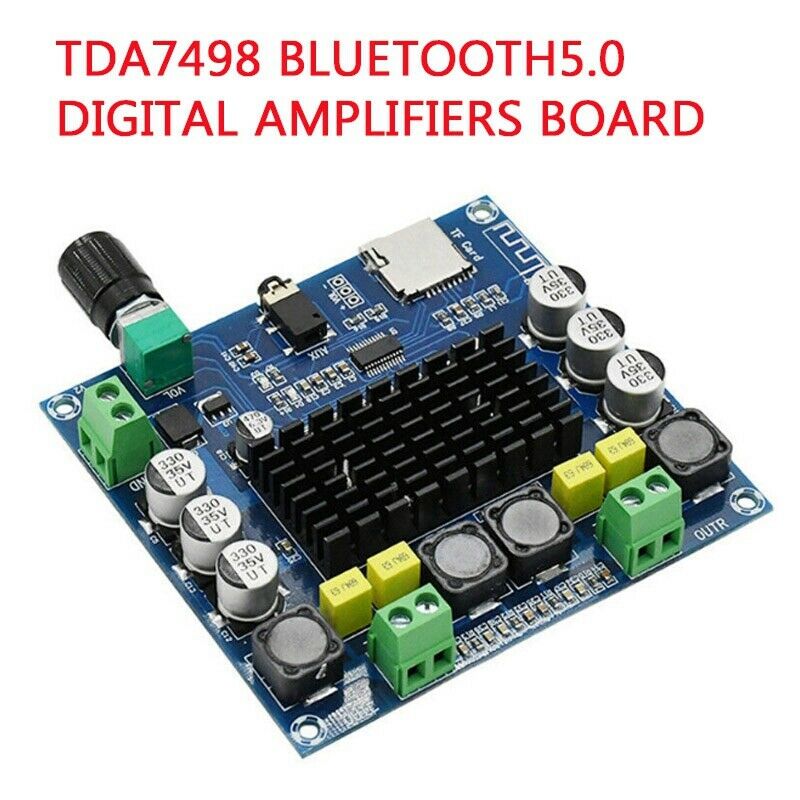 TDA7498 Bluetooth5.0 Digital Amplifiers Board 2 Channel Audio module 2*100W AUX