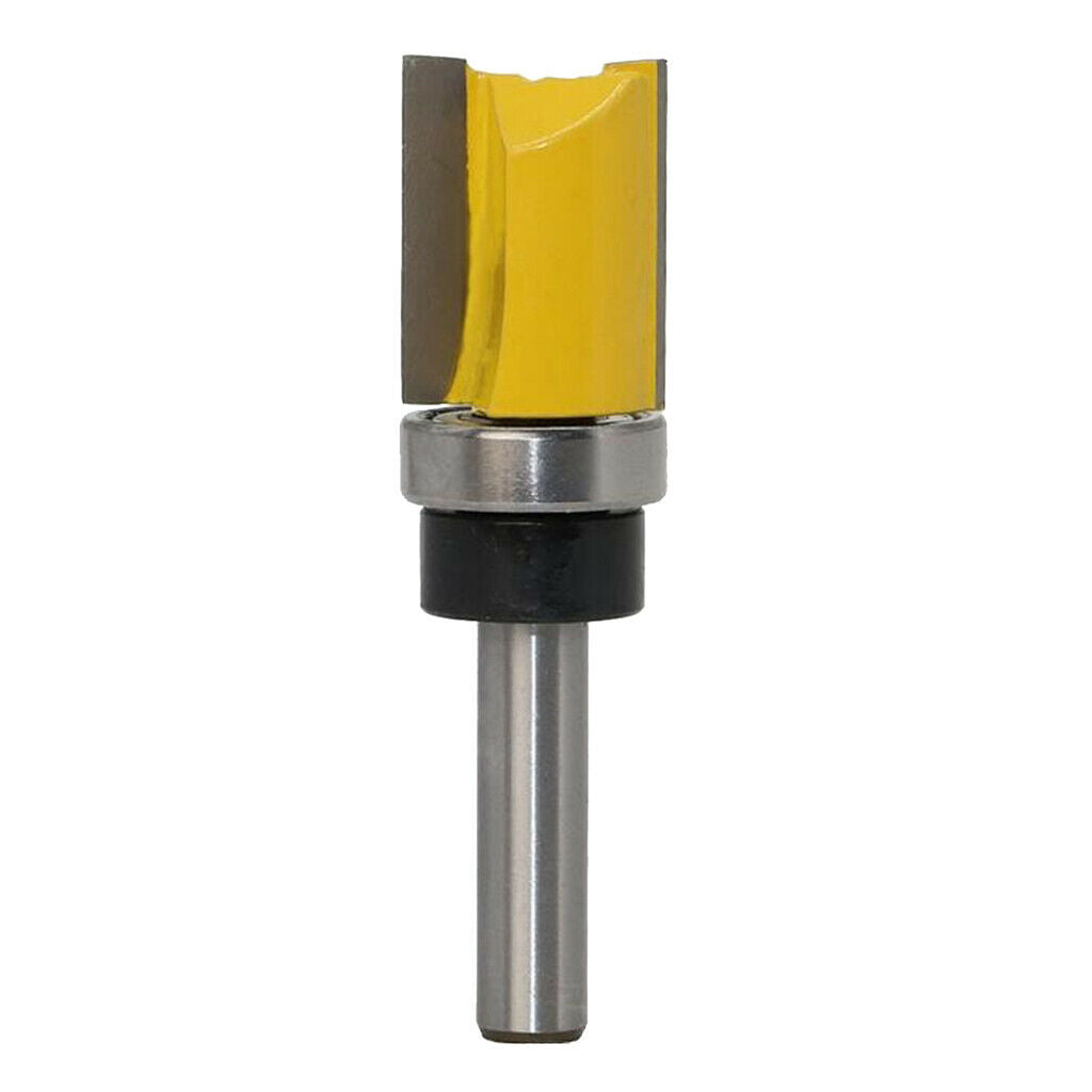 2Pcs Straight Metric Router Cutter Bit Woodwork 8mm Shank 3/4" Cut