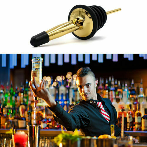 10pcs Liquor Pourer Free Flow Wine Bottle Pour Spout Stopper for Bar Home Party