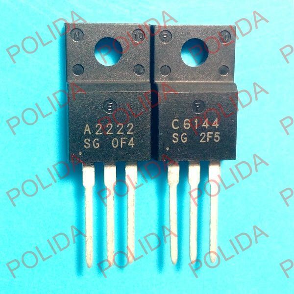 5pairs OR 10PCS SANYO/ONSEMI(ON) TO-220F 2SA2222SG/2SC6144SG A2222SG/C6144SG