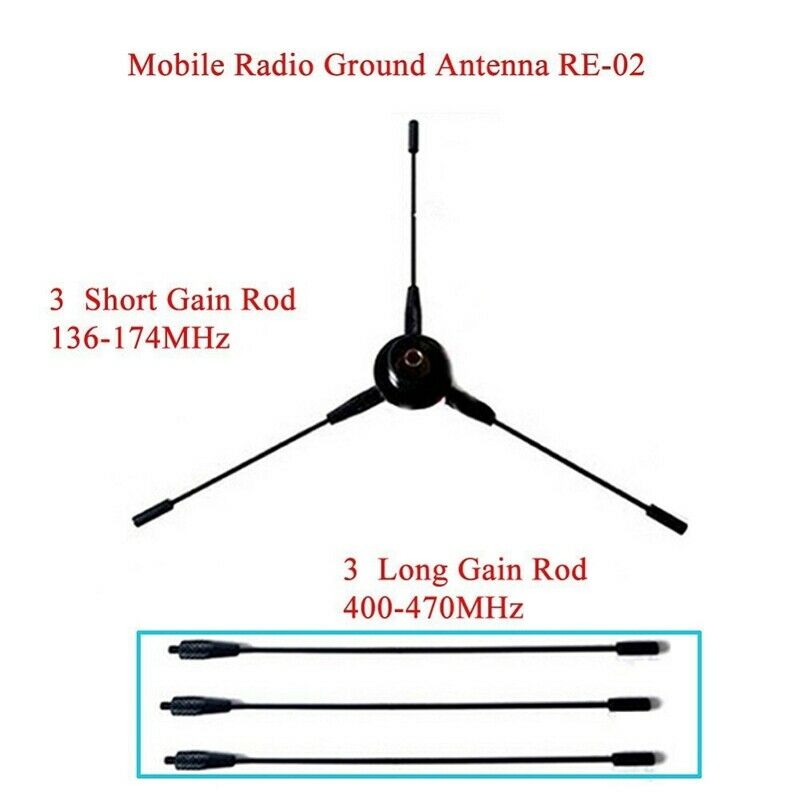 for Nagoya RE-02 Ground Grid Antenna Mobile Radio Enhanced Omnidirectional AntD9