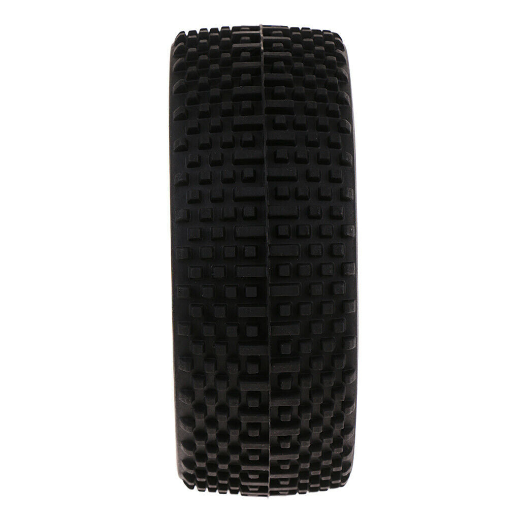 4Pieces 1/8 RC Car Tires Wheel Rims Hex for HSP HPI RC Truck Car Parts