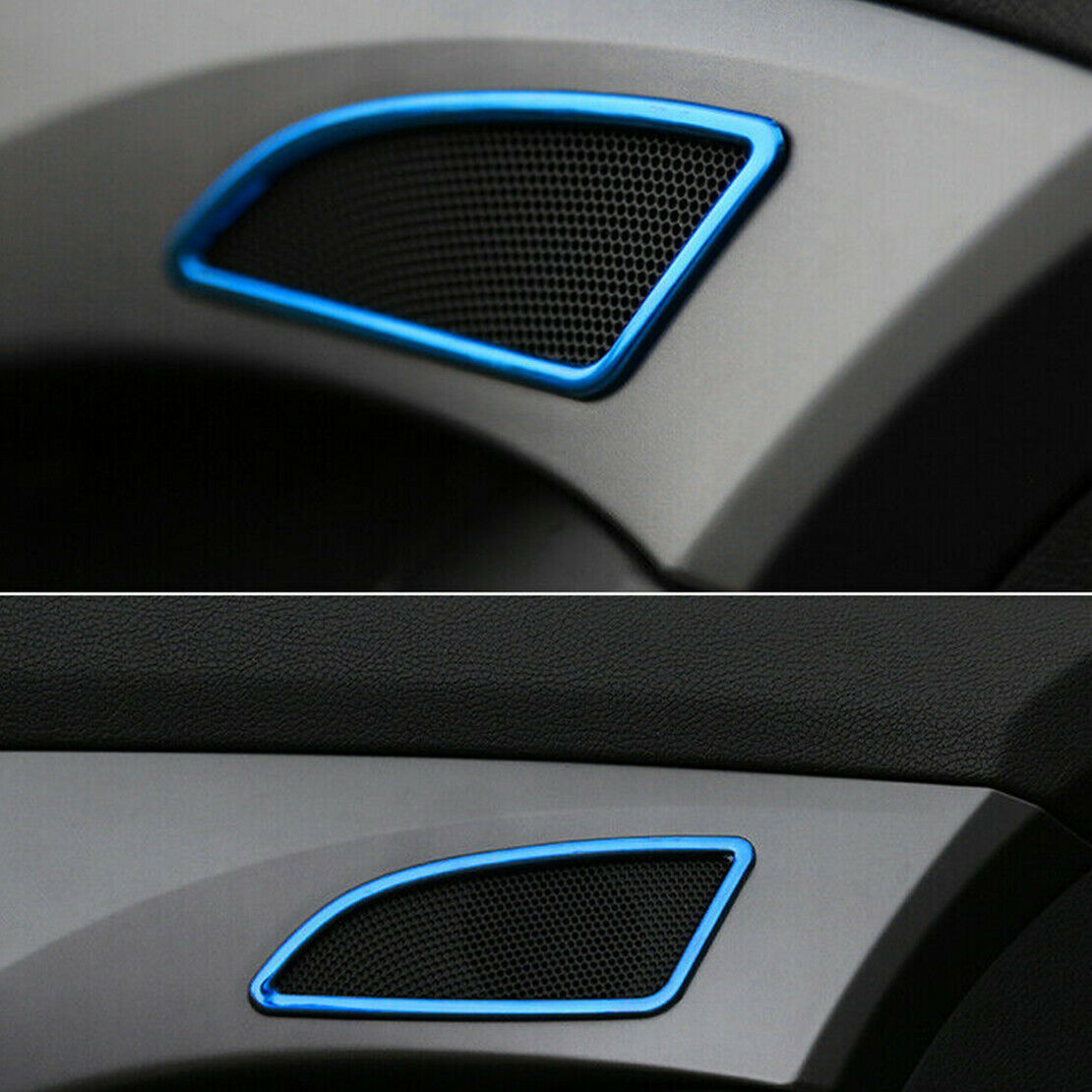 2pc Door Speaker Decoration Box Cover Trim Fit for Hyundai Elantra 2011-16