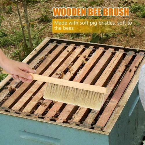 Beekeeping Equipment Tool Applied Natural Horse Mane Bee Hive Brush