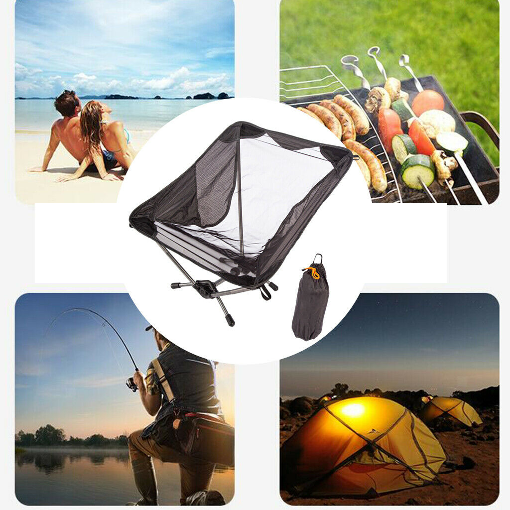 Travel Camping Folding Chair Portable Hiking Backpacking Beach Chairs Seat