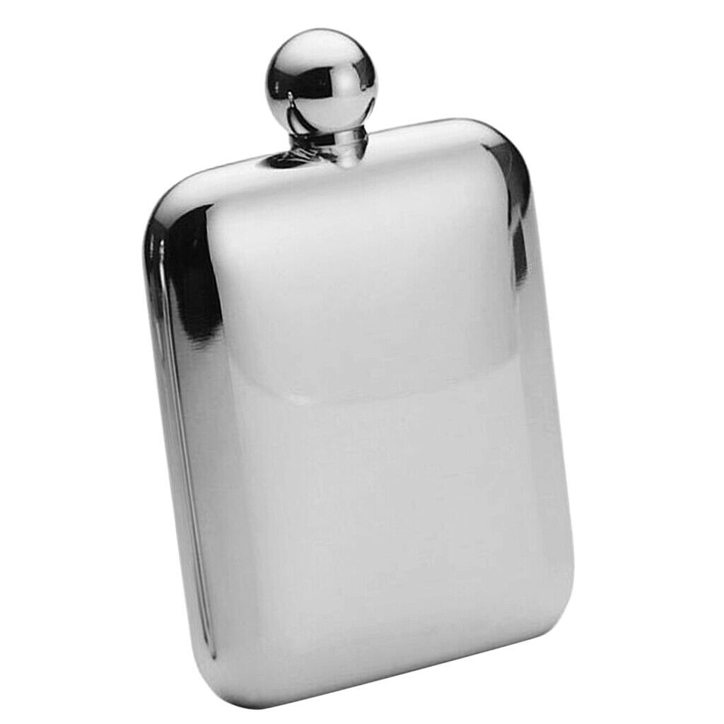 6 Oz Portable Hip Flask Alcohol Flagon Drink Bottle W/ Funnel Travel Fishing