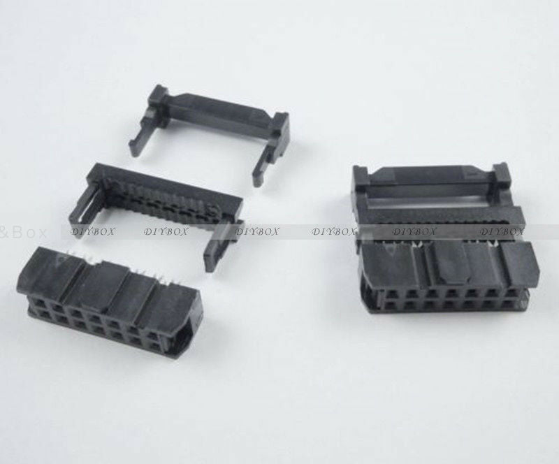 10PCS 2.54mm Pitch 2x7 Pin 14 Pin IDC FC Female Header Socket Connector FC-14