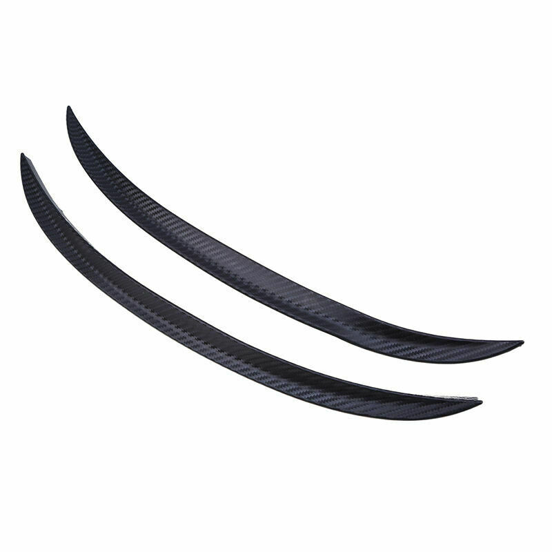 Carbon Fiber Style Car Auto Wheel Eyebrow Arch Flares Protector Trim Lips Fender