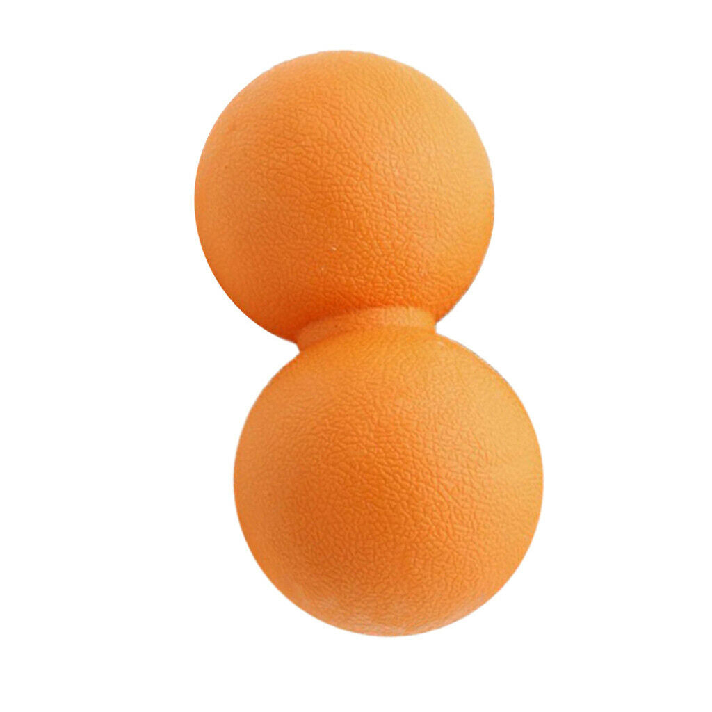 Peanut Lacrosse Ball Deep Tissue Mobility Ball   Point Massage Orange