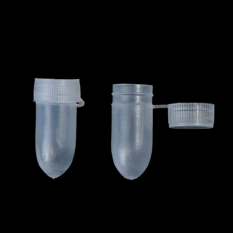100 Pcs Portable Flip Lid Transparent Capsule Storage Containers Pill Box Hol KX