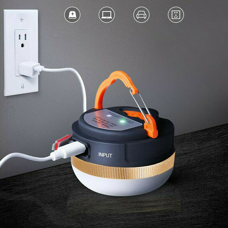 Emergency USB LED Camping Hiking Light Tent Lantern Super Bright Magnet Outdoor