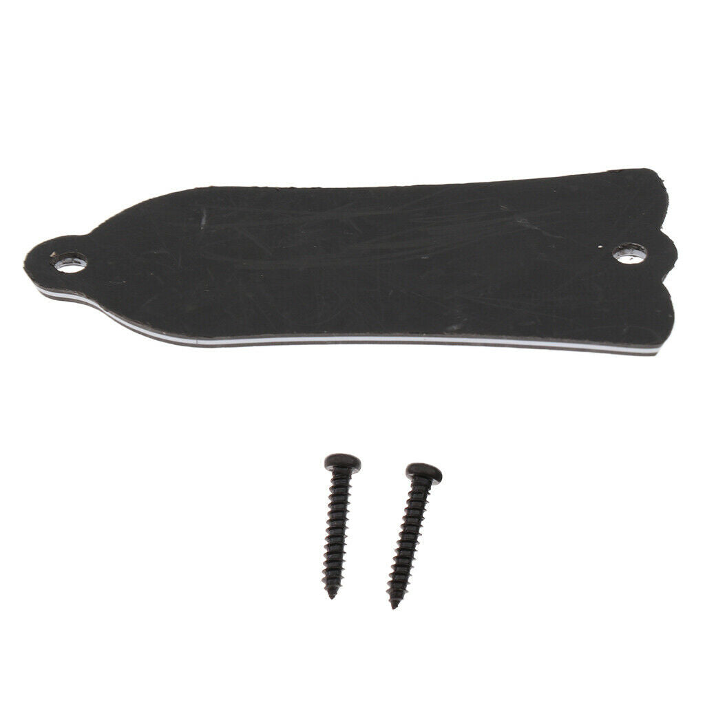 5pcs Plastic Bell-shaped Guitar Replacement 3ply Truss Rod Cover for Gibson