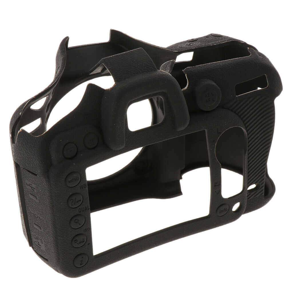 Soft Silicone Case For Nikon D7200/D7100 Camera Protective Body Cover Black
