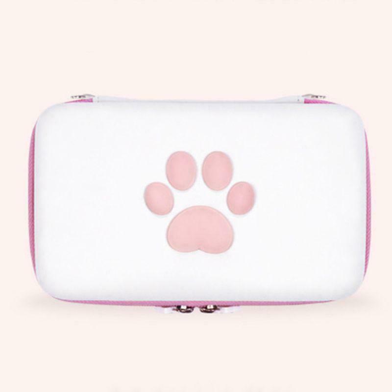 Cute Cat Paw Storage Bag for Switch / Switch Lite Portable Shell Carrying Case