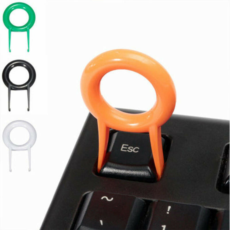 5PCS Practical Plastic Mechanical Keyboard Rounded Key Cap Puller Remove .l8