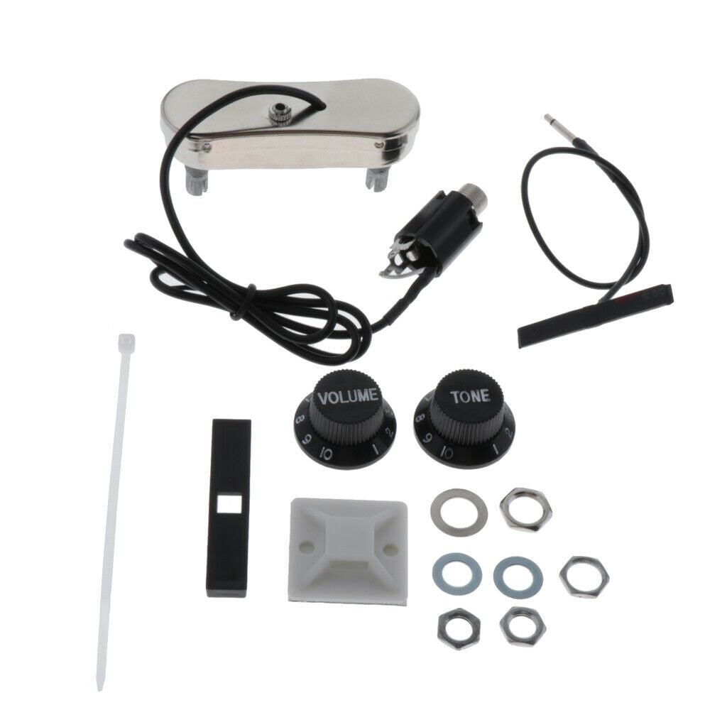 Violin Bridge Pickup Amplifier Preamp Volume Knob Instrument Parts Accs
