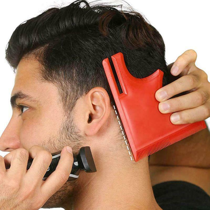 Men's Beard Combs Shaping Styling Template Comb for Salon Hair Trim Beards