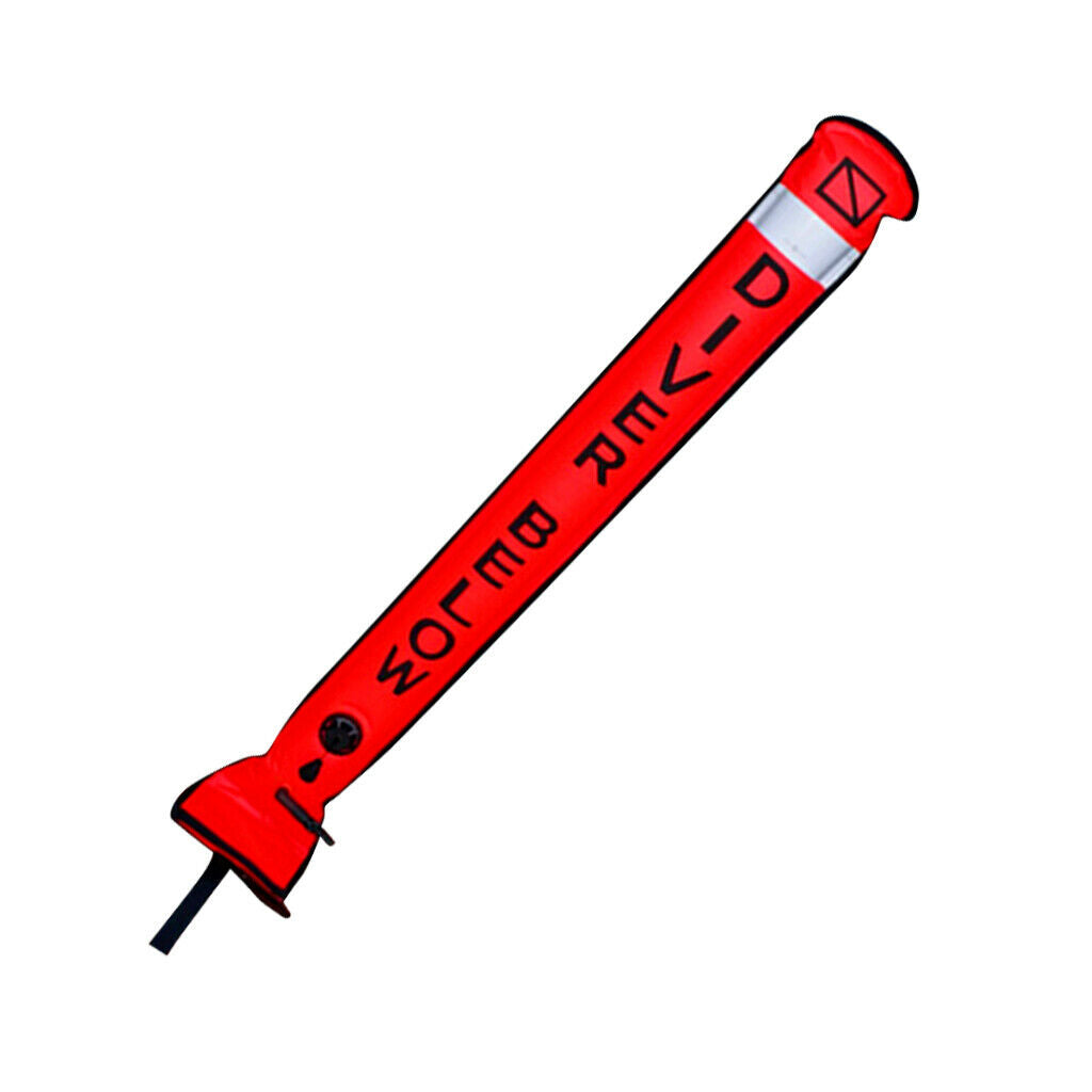 High Visibility Scuba Diving SMB Signal Surface Marker Buoy All Sealed Sausage