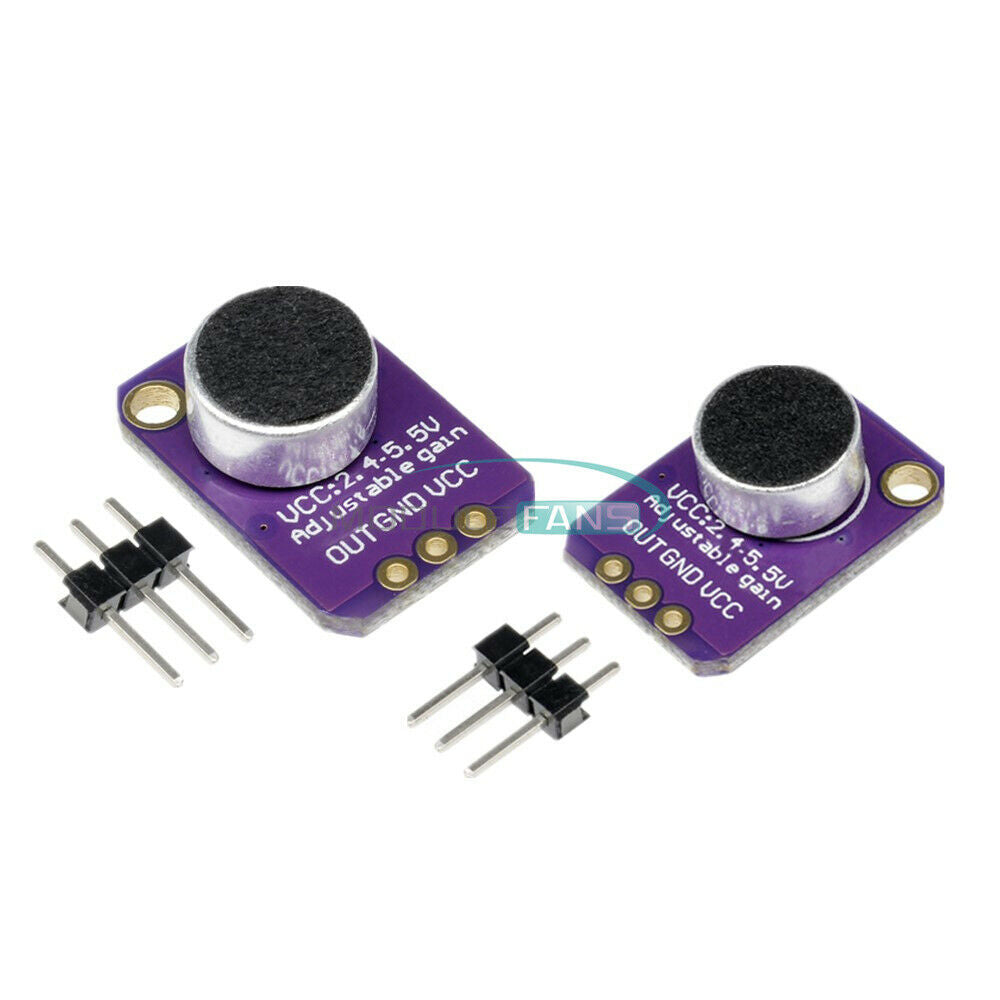 2PCS Microphone Amplifier Module MAX4466 w/ Adjustable Gain For Arduino