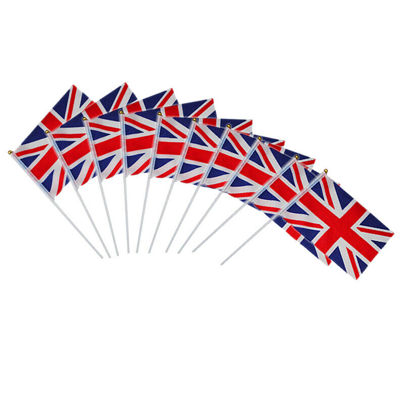 1pc Union Jack Hand Waving Flag Royal Jubilee UK GB Great Britain NFJ..l8