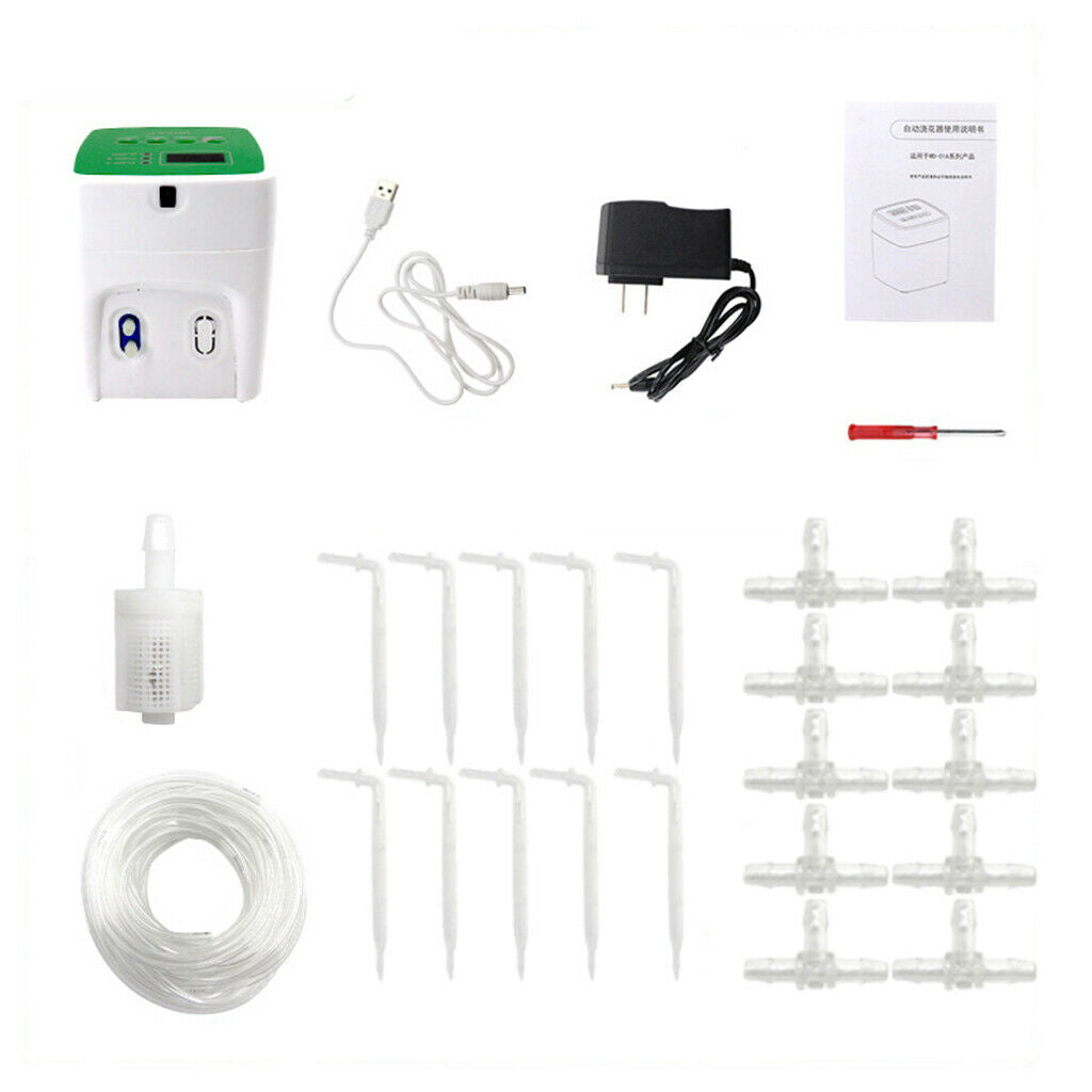 Automatic Watering Devices Indoor Drip Tape Irrigation Kit Double Pump 110V