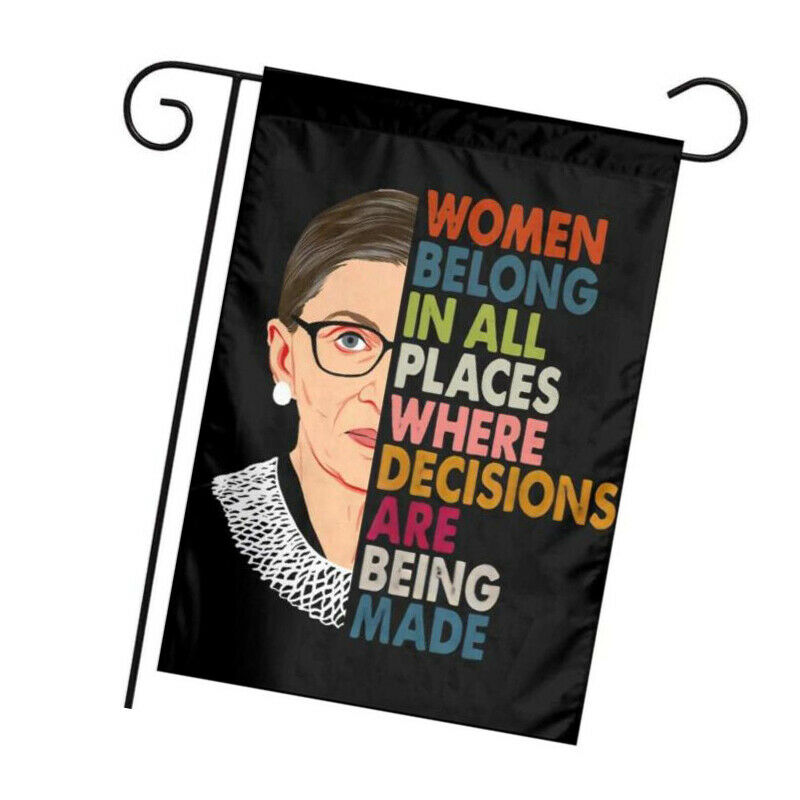 Ruth Bader Ginsburg Decorative Welcome Garden Flag Yard Decor Holiday Fl.l8