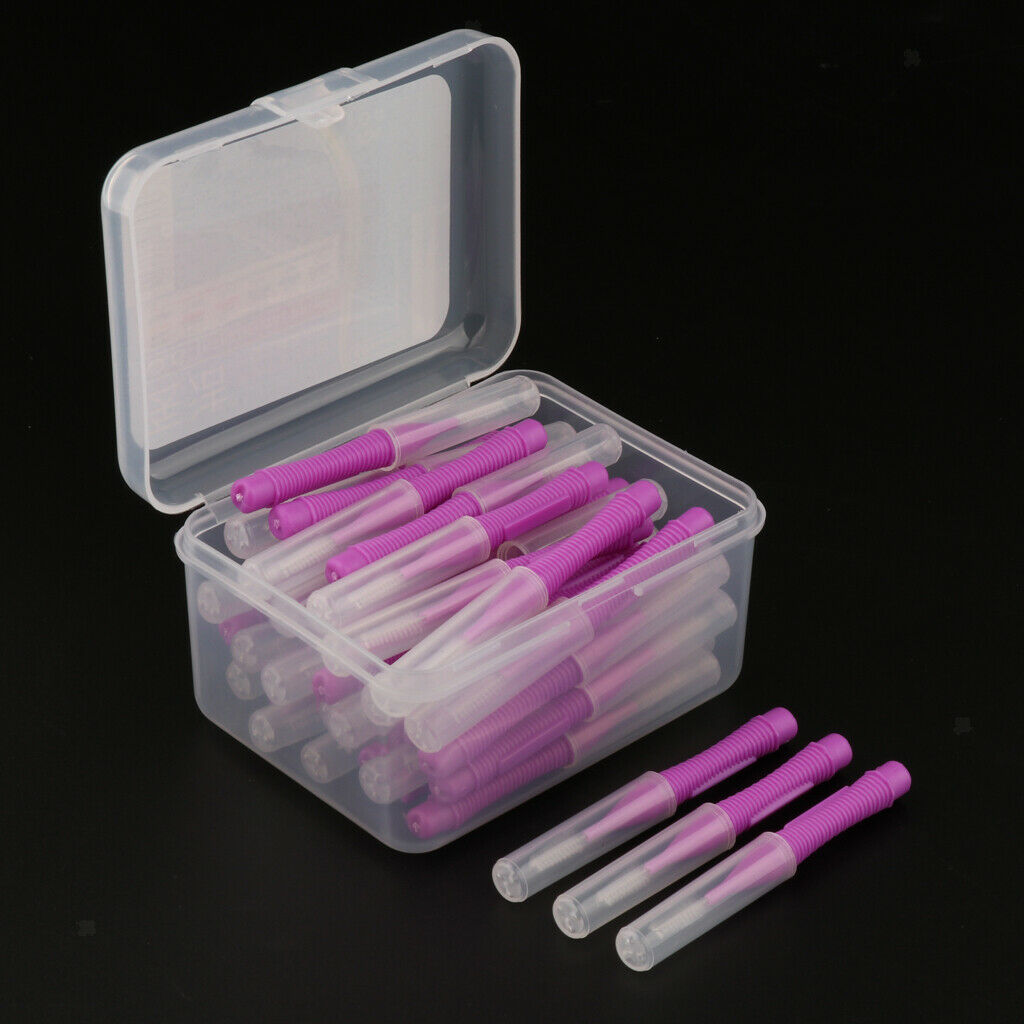 Bulk 80x Interdental Brushes Toothpick Dental Tooth Brush Plaque Removal