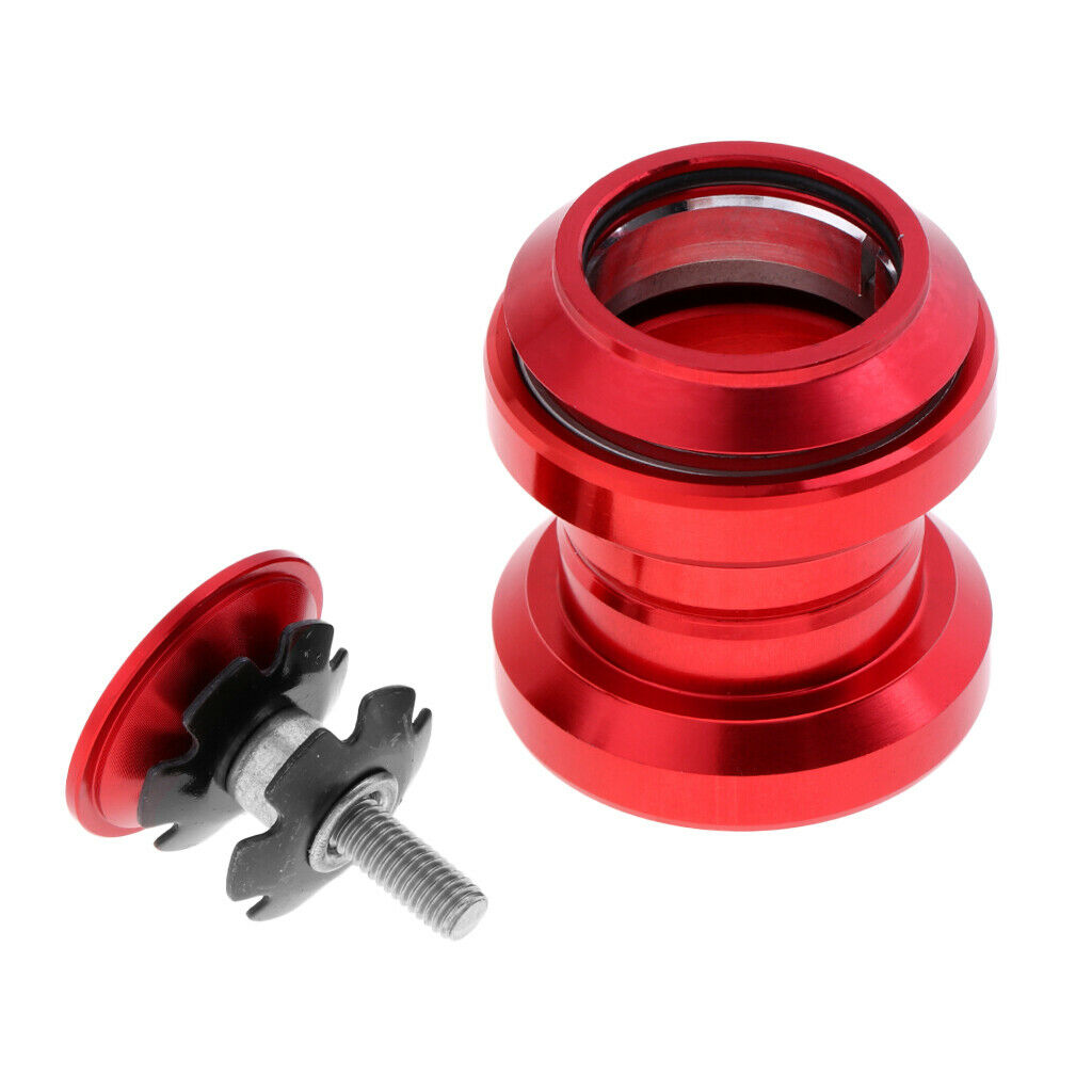 2 lot Bike Headset Bicycle Aluminum Road MTB Bike Bike Accessories Black+Red