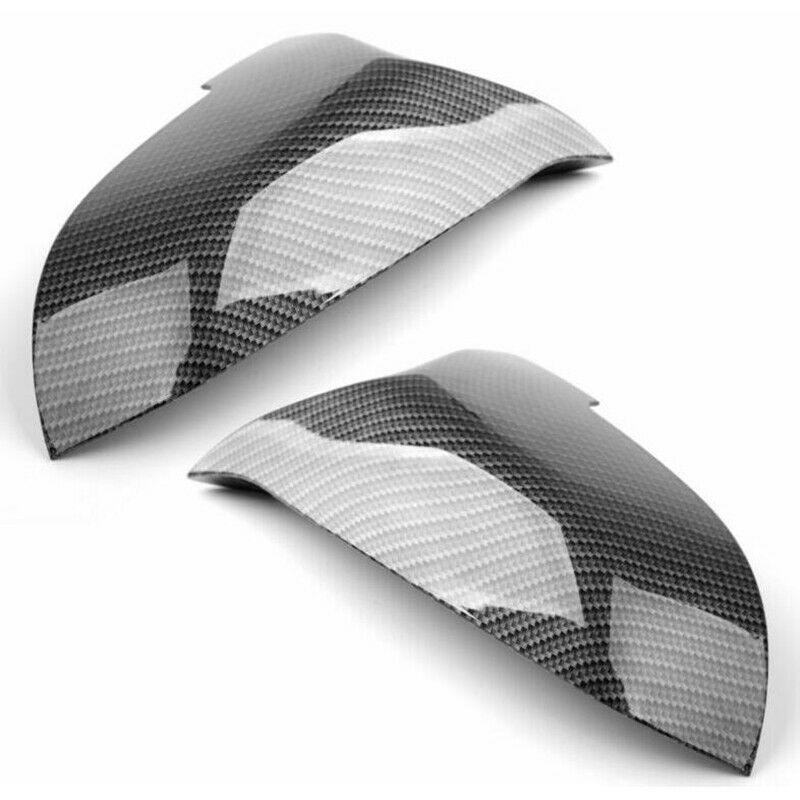 For BMW 5 Series F10 F11 F18 LCI 14-07 Side Mirror Cover Rearview Carbon Fiber
