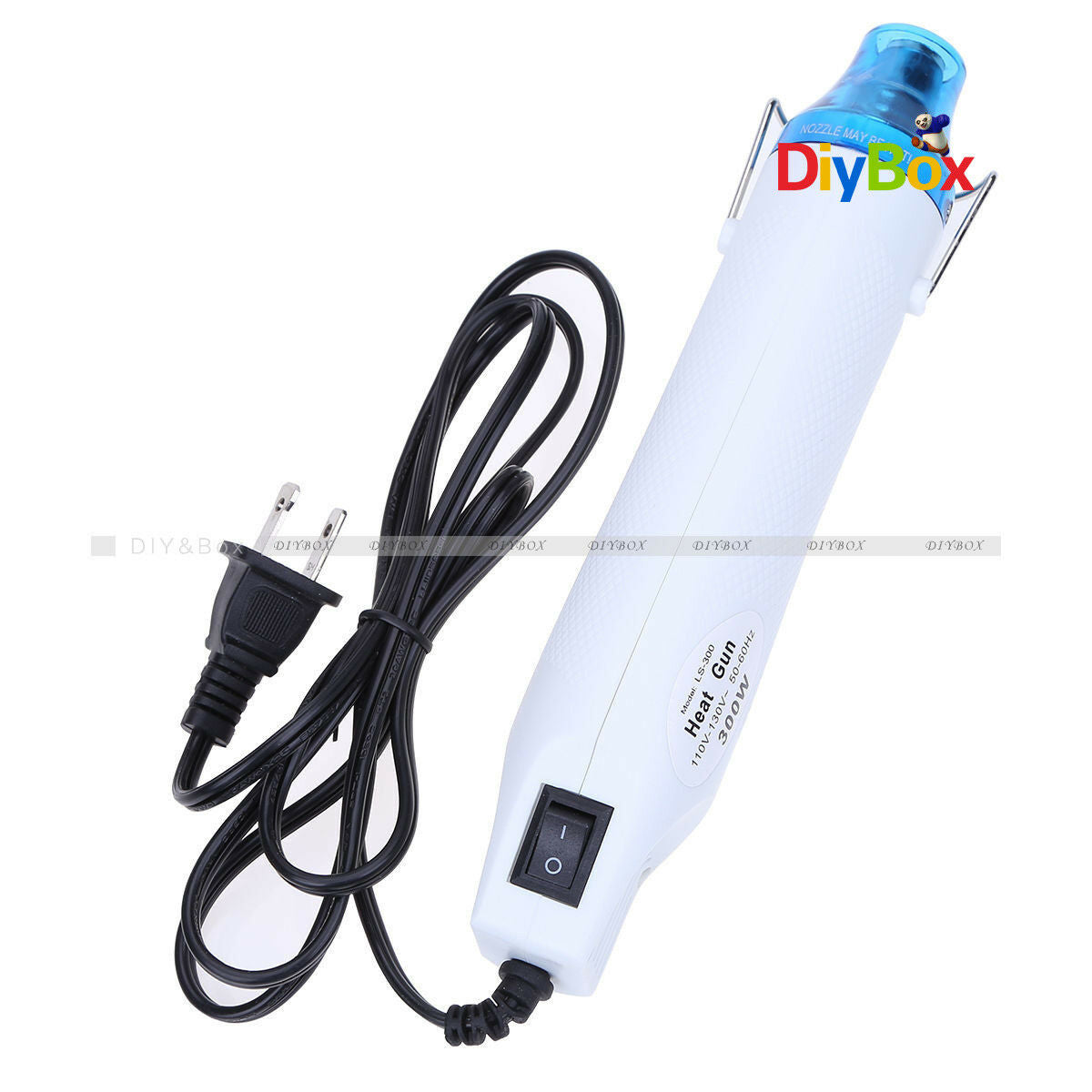 110V 300W Hot Air Gun Hand Hold Mini Heat Gun for Embossing Heat Tool US Plug