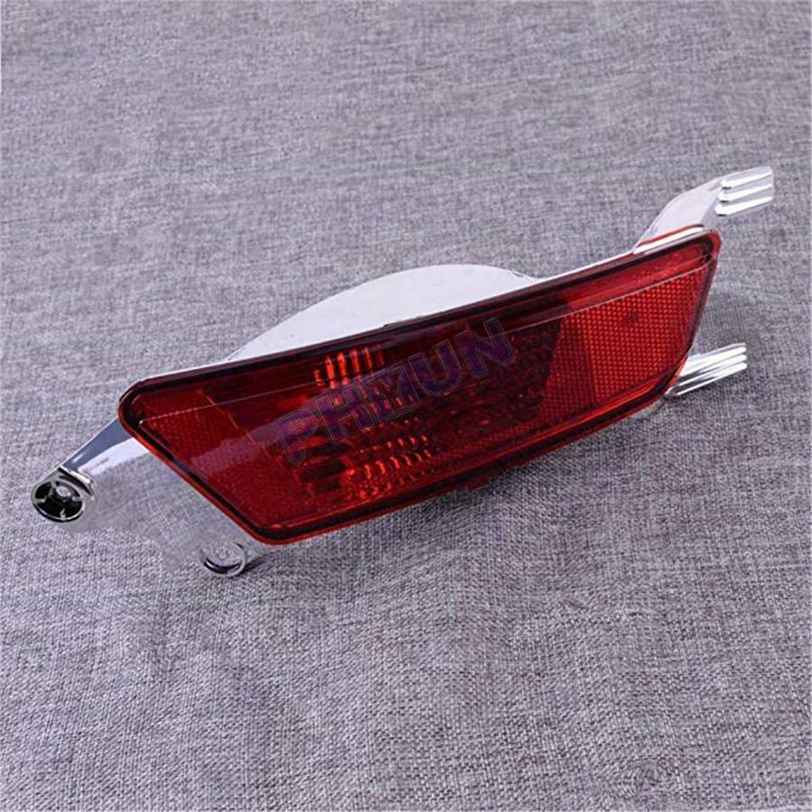 For Range Rover Evoque 2011-2018 Rear Bumper Fog Light Left + Right Red ABS