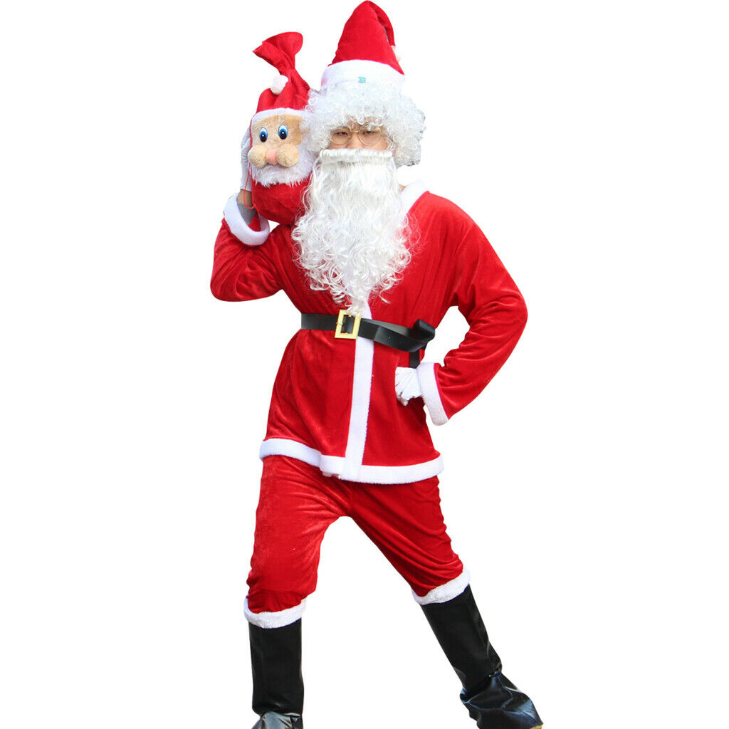 Santa Claus Costume Christmas Party Costume Fancy Dress Role Play
