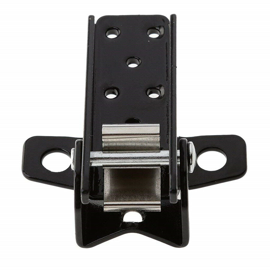 Universal Black Metal Motorcycle Passenger Foot Peg Rear Pedal Footrest 25-28mm