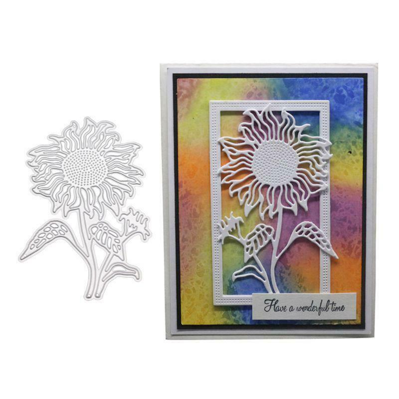 Sunflower Bottle Metal Cutting Dies Stencil Scrapbooking DIY Album Stamp Paper