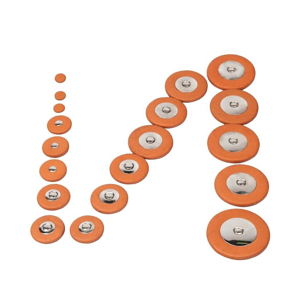 27 Pcs Of Set Saxophone Leather Pads Cushion For   Alto Sax Accessory