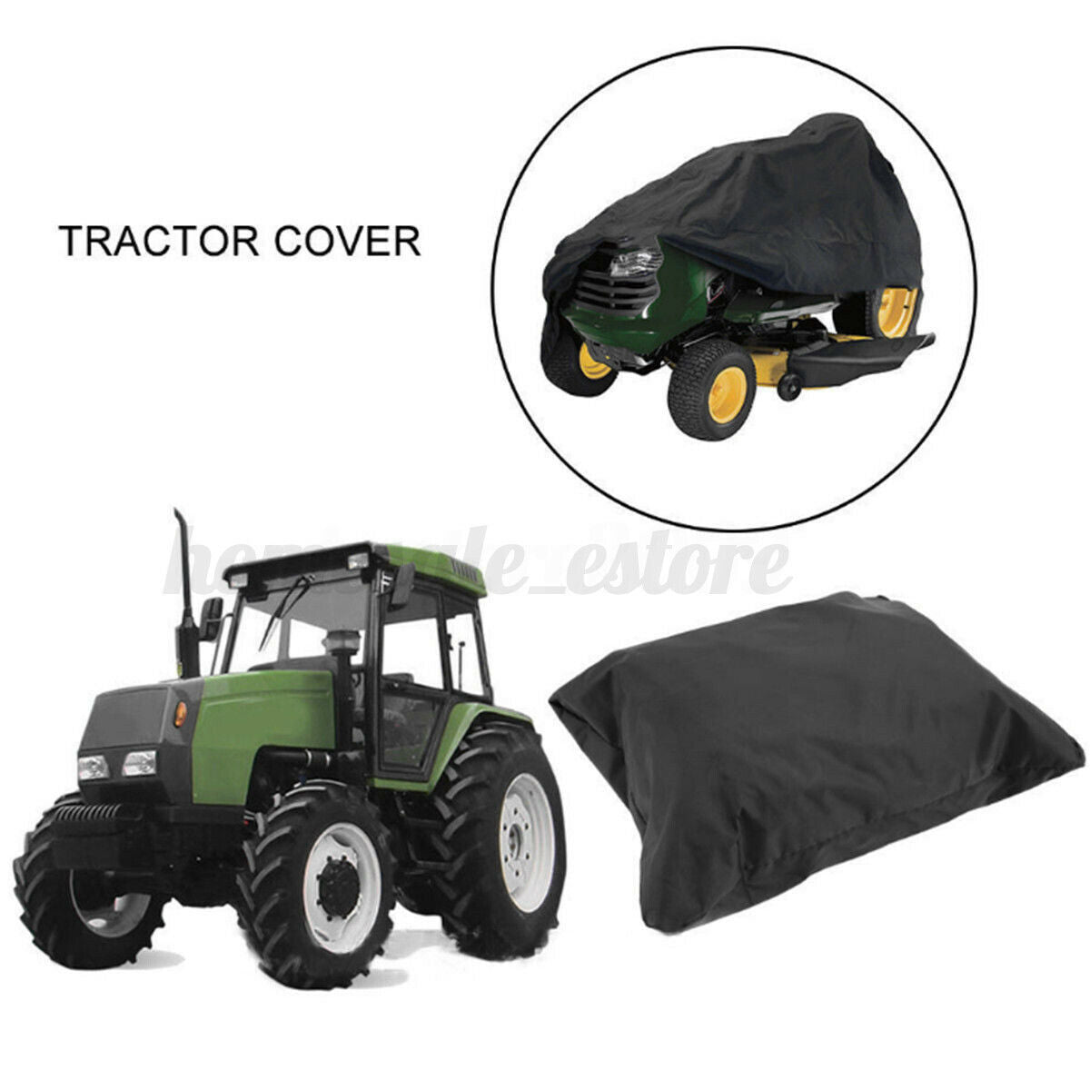 96.5'' Waterproof Lawn Mower Tractor Cover Garden Outside Riding UV Protector