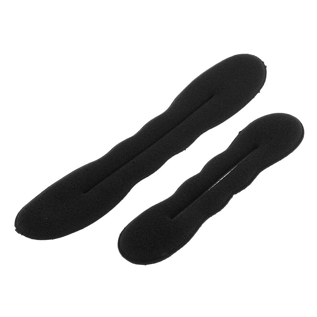 2x Black Fashion Women Girls Hair  Styling
