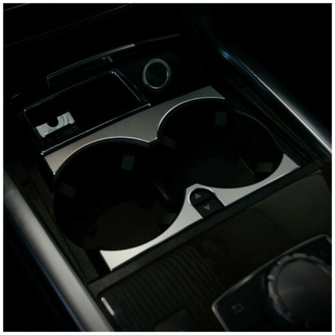 Console Water Cup Holder Cover Frame Fit For Mercedes Benz E Class W212 2012-15
