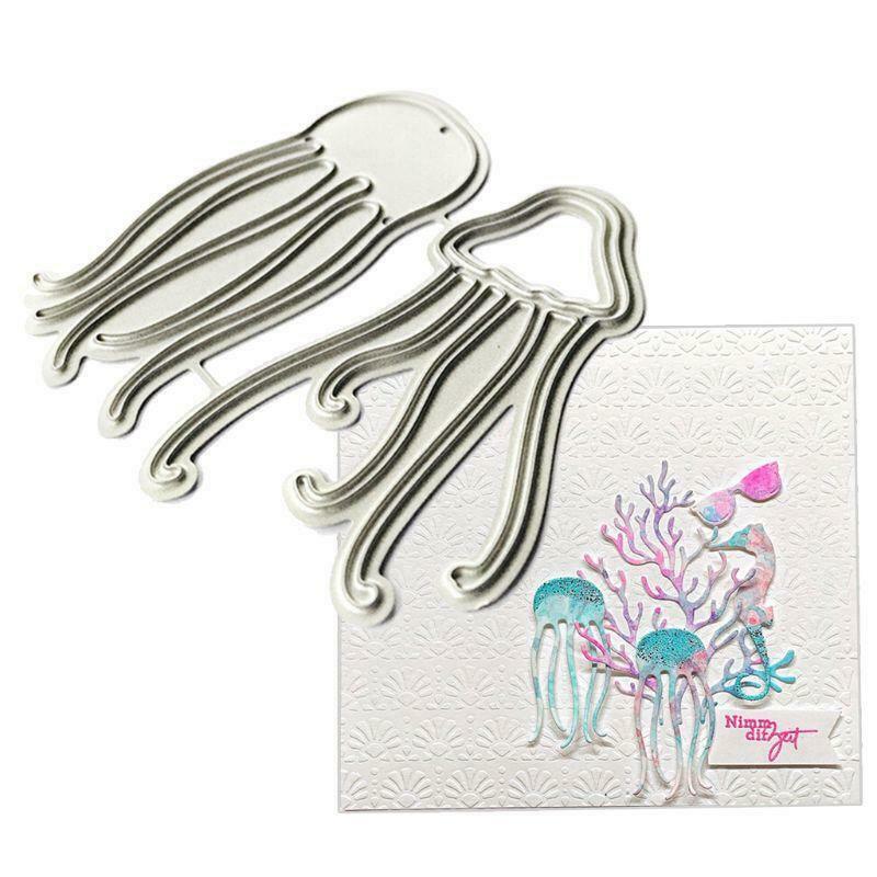 Octopus Metal Cutting Dies Stencil Scrapbooking DIY Album Stamp Paper Embossing