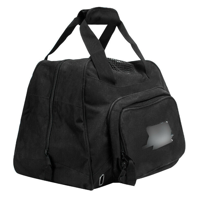 Black Motorcycle Bike Riding Helmet Bag Waterproof Handbag Travel Storage Pack