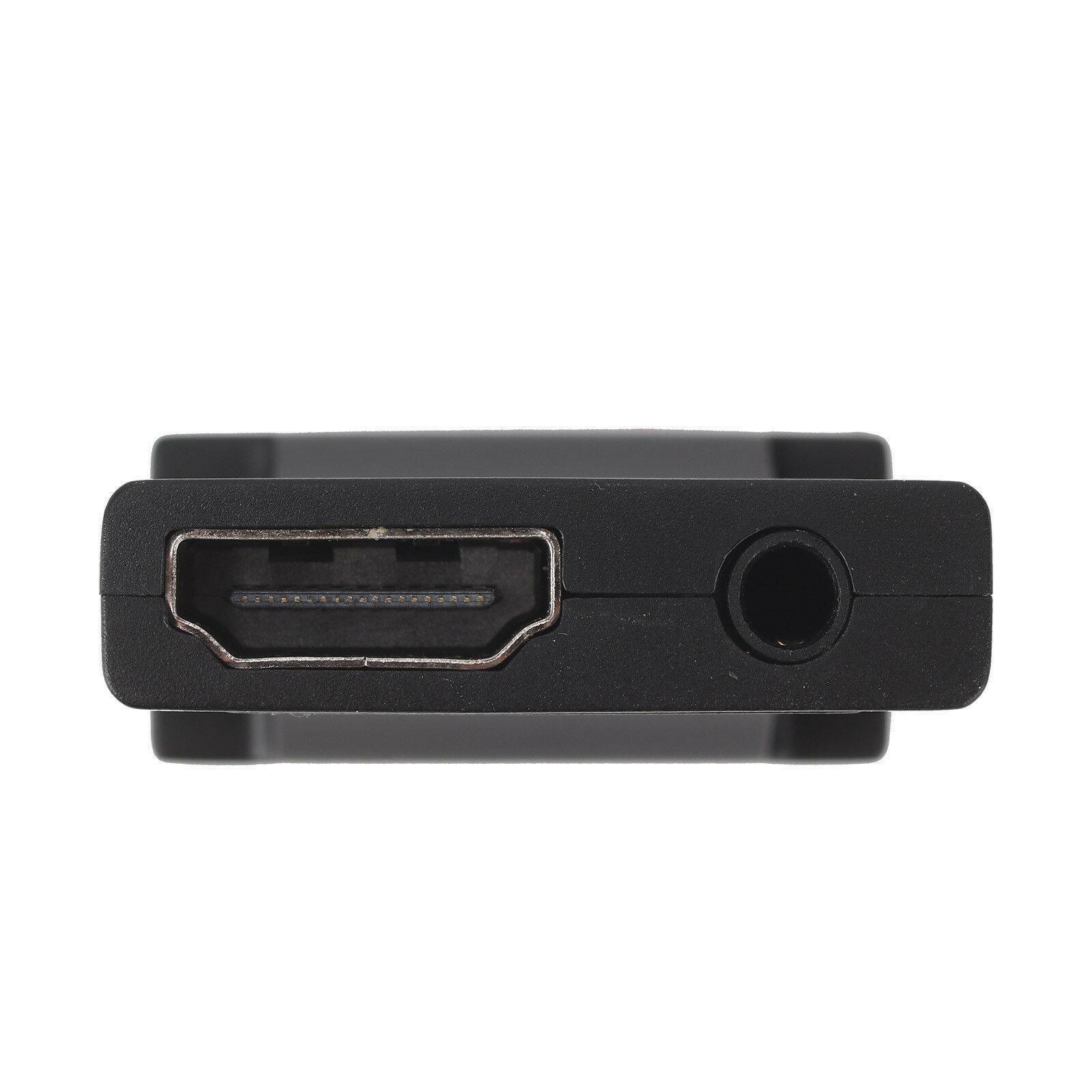 HDMI Female to VGA Male Converter-1080P Signal Output with Audio Adapter Support