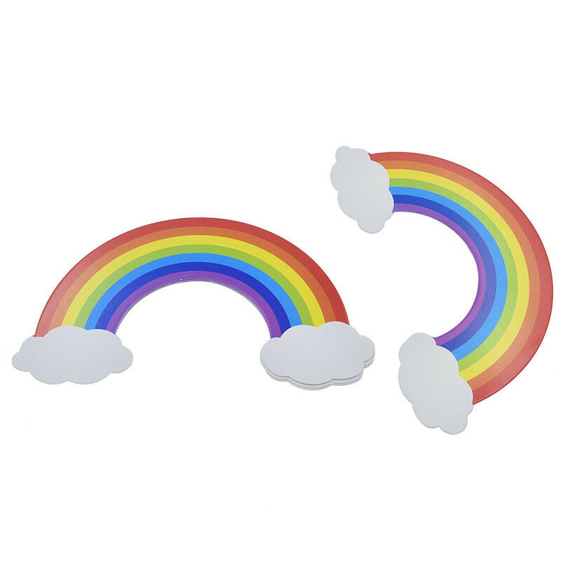 5pcs Child Birthday Cake Rainbow Topper Decoration Cloud Party Supply Cute Baby